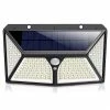 Auronic Lampe D' Extérieur Solar LifeGoods Avec LifeGoods De Mouvement - 180 LED - Lumière Wit - Éclairage Solaire De Jardin - Étanche IP65 - Pour Jardin/ Mur / Allée
