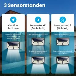Auronic Lampe D' Extérieur Solar LifeGoods Avec LifeGoods De Mouvement - 180 LED - Lumière Wit - Éclairage Solaire De Jardin - Étanche IP65 - Pour Jardin/ Mur / Allée -Glass Vases Boutique de vente 1200x1200 914