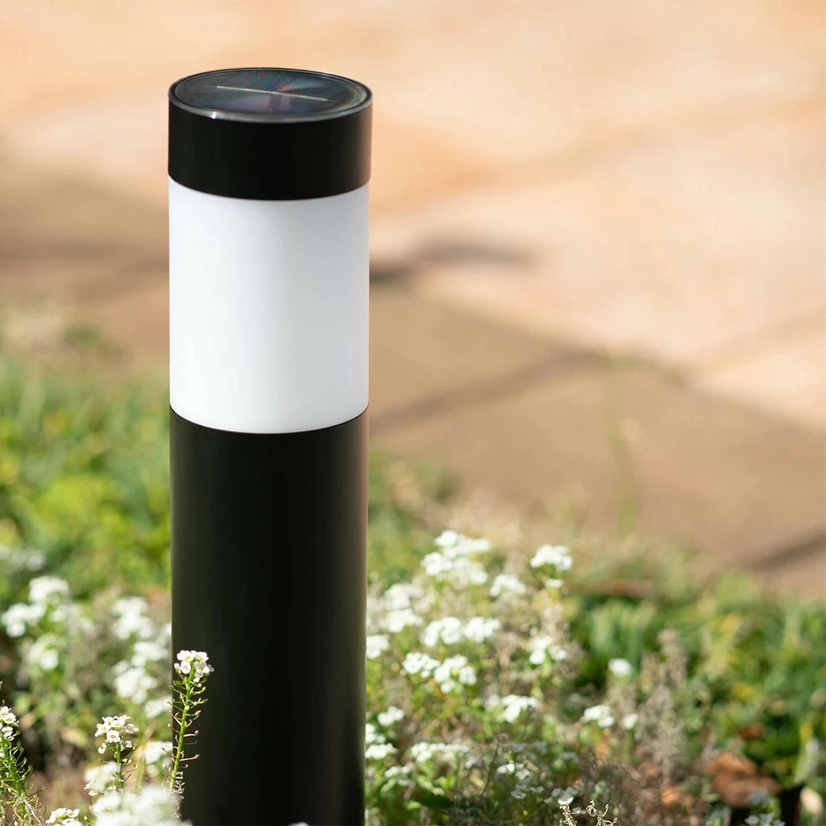 Solarlampkoning Lampe Solar Sur Piquet LED Lucifer Eclairage De Chemin En Acier Inoxydable - Set 2 Pièces 2 Solarlampkoning Lampe Solar Sur Piquet LED Lucifer Eclairage De Chemin En Acier Inoxydable - Set 2 Pièces – Image 2