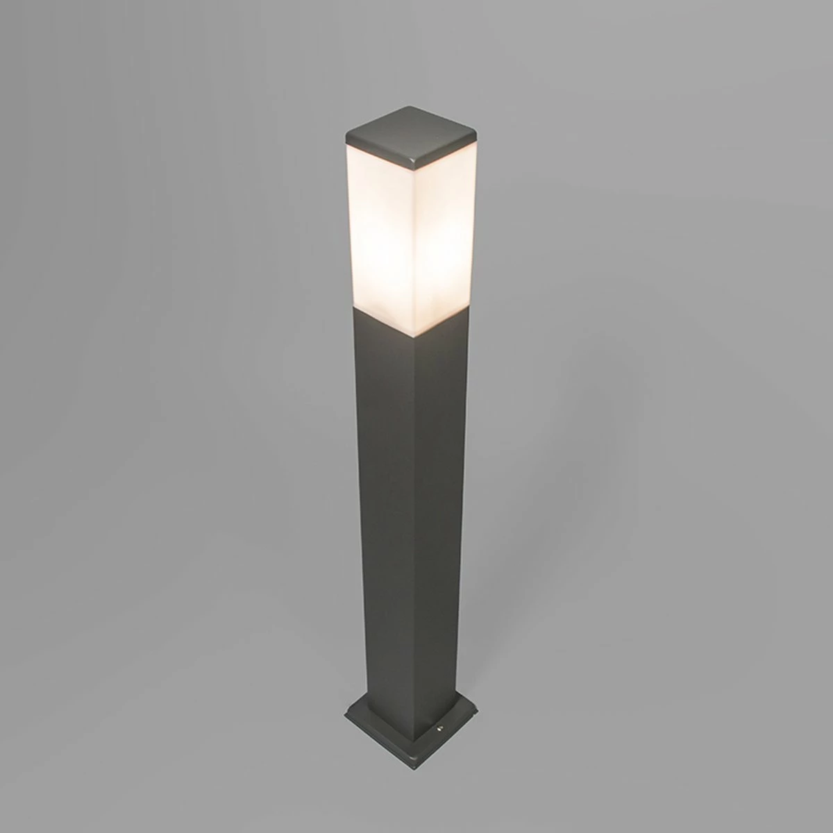 QAZQA Malios - Lampe D'extérieur LED Moderne Et Smart | Lampadaire Pour Extérieur Avec WiFi - 1 Lumière - H 80 Cm - Gris Foncé - Éclairage Extérieur 6 QAZQA Malios - Lampe D'extérieur LED Moderne Et Smart | Lampadaire Pour Extérieur Avec WiFi - 1 Lumière - H 80 Cm - Gris Foncé - Éclairage Extérieur – Image 6