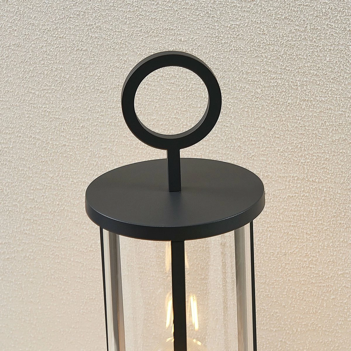 Lucande - Lampe Sur Pied - 1 Lumière - Aluminium Moulé Sous Pression, Verre - H: 34 Cm - E27 - Graphite 6 Lucande - Lampe Sur Pied - 1 Lumière - Aluminium Moulé Sous Pression, Verre - H: 34 Cm - E27 - Graphite – Image 6