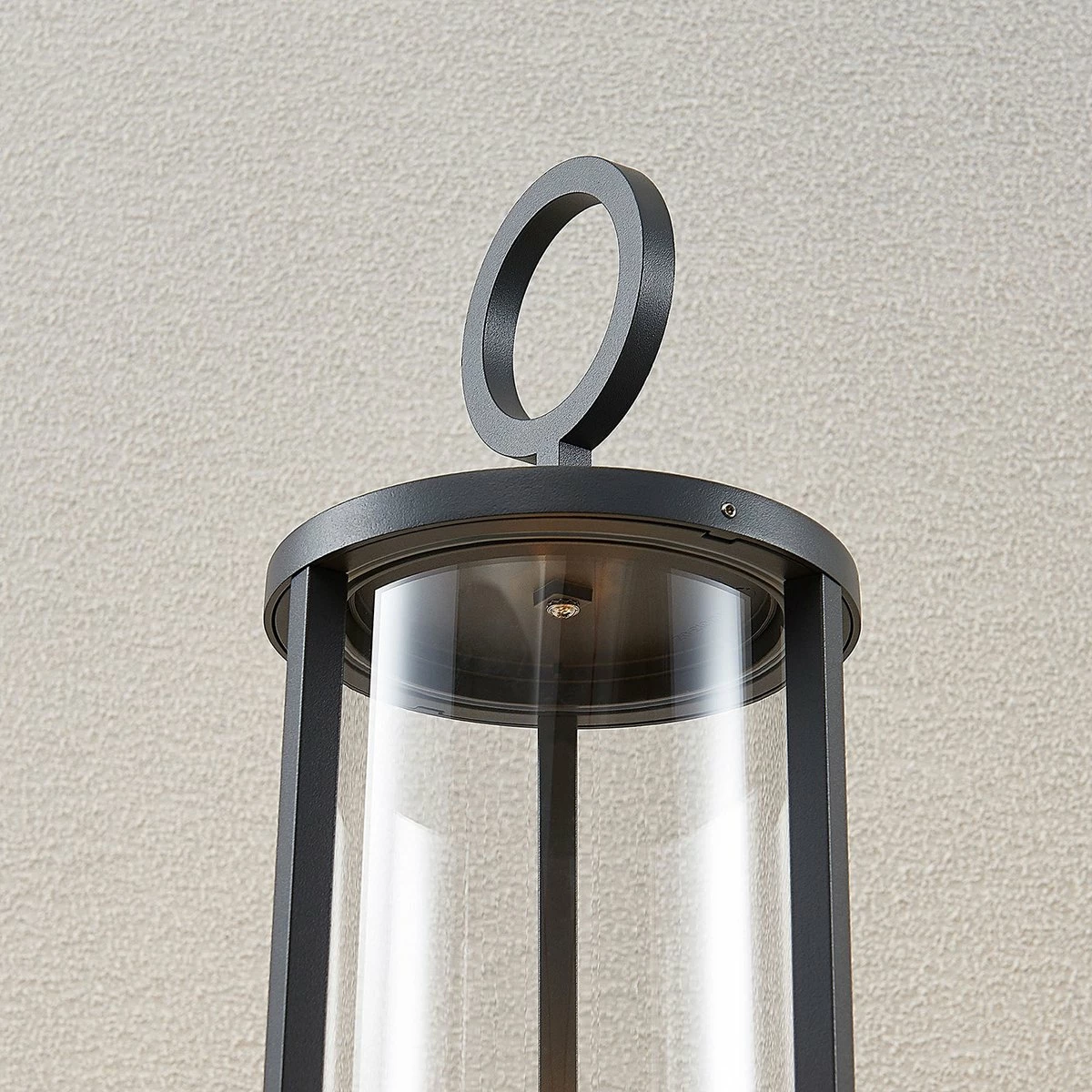 Lucande - Lampe Sur Pied - 1 Lumière - Aluminium Moulé Sous Pression, Verre - H: 34 Cm - E27 - Graphite 7 Lucande - Lampe Sur Pied - 1 Lumière - Aluminium Moulé Sous Pression, Verre - H: 34 Cm - E27 - Graphite – Image 7