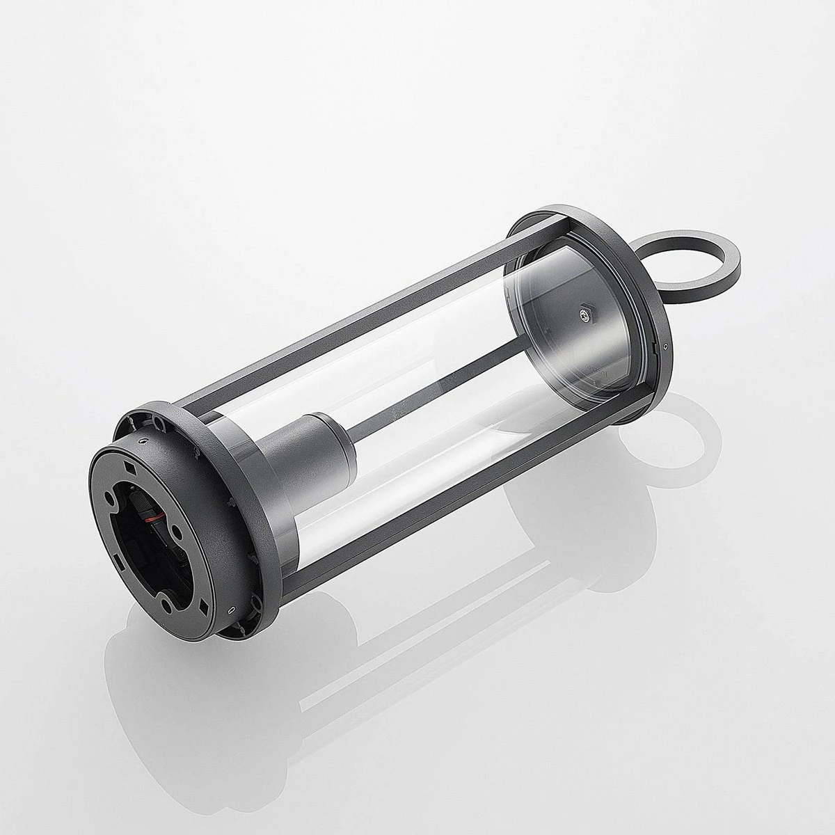 Lucande - Lampe Sur Pied - 1 Lumière - Aluminium Moulé Sous Pression, Verre - H: 34 Cm - E27 - Graphite 11 Lucande - Lampe Sur Pied - 1 Lumière - Aluminium Moulé Sous Pression, Verre - H: 34 Cm - E27 - Graphite – Image 11