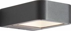 AEG Lampe Phelia LED Applique Extérieure Anthracite | 1x LED 6W Intégrée, (560lm, 3000K) | Échelle De A ++ à E. | Indice De Protection IP: 54 - Résistant Aux éclaboussures