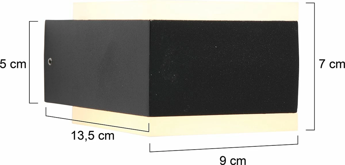 Lampe D'Extérieur Moderne - Steinhauer - Glas - Moderne - LED - L: 130cm - Pour Extérieur - Salon - Salle à Manger - Zwart 5 Lampe D'Extérieur Moderne - Steinhauer - Glas - Moderne - LED - L: 130cm - Pour Extérieur - Salon - Salle à Manger - Zwart – Image 5