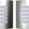 VidaXL - Lampe D'extérieur Lantern Acier Inoxydable Falerna (2 Pièces) 160162