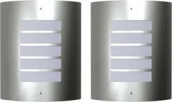 VidaXL - Lampe D'extérieur Lantern Acier Inoxydable Falerna (2 Pièces) 160162