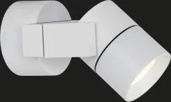 AEG Lampe Kristos LED Spot Mural Extérieur Blanc | 1x LED 4W Intégrée (puce COB), (360lm, 3000K) | Échelle De A ++ à E. | Indice De Protection IP: 54 - Résistant Aux éclaboussures -Glass Vases Boutique de vente 1200x717