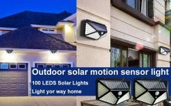 Topco Lampe Solar Plein Air - Lampes De Sécurité Avec Détecteur De Mouvement - 3 Modes - Sans Fil - Solaire Énergie - 4 Pièces -Glass Vases Boutique de vente 1200x742