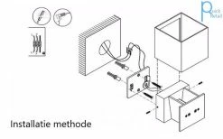 Quick Retail Applique LED - Lampe D'extérieur - Éclairage Extérieur Extérieur - Éclairage LED étanche - Vente Quick - Grijs -Glass Vases Boutique de vente 1200x747