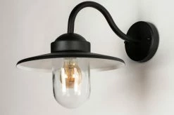 Lumidora Applique 30904 - E27 - 4.2 Watt - 400 Lumen - 2700 Kelvin - Zwart - Métal - Lampe D' Lumidora - IP44 - Avec Capteur -Glass Vases Boutique de vente 1200x797 45