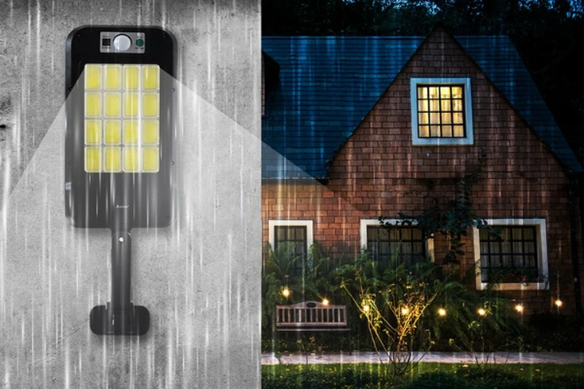 Izoxis 240 LED COB Réverbère Solar / Lampadaire Solaire - Lampe Extérieure Avec Panneau Solaire LED - Solar 12 Izoxis 240 LED COB Réverbère Solar / Lampadaire Solaire - Lampe Extérieure Avec Panneau Solaire LED - Solar – Image 12