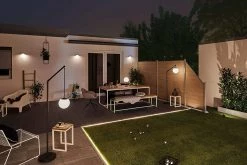 RESKO - Applique Solar Ryse Lampe D'extérieur LED Avec 1x1,2 Watt Plastique Blanc 3000 K Blanc Chaud -Glass Vases Boutique de vente 1200x800 6