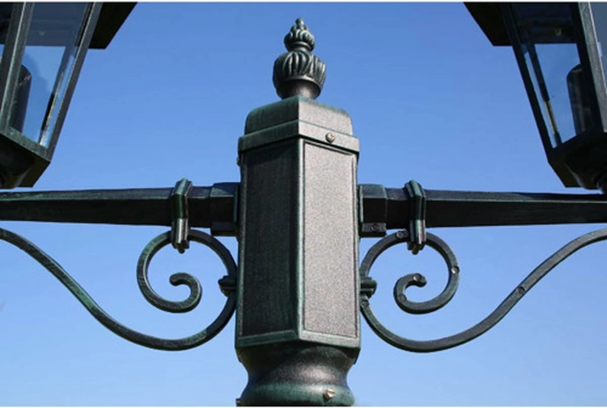 VidaXL - Lampe De Jardin Lanterne Preston 2 Bras 230 Cm Vert 40247 4 VidaXL - Lampe De Jardin Lanterne Preston 2 Bras 230 Cm Vert 40247 – Image 4