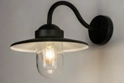 Lumidora Applique 30904 - E27 - 4.2 Watt - 400 Lumen - 2700 Kelvin - Zwart - Métal - Lampe D' Lumidora - IP44 - Avec Capteur -Glass Vases Boutique de vente 1200x807