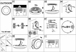 Lampe D'Extérieur Moderne - Steinhauer - Glas - Moderne - LED - L: 250cm - Pour Extérieur - Salon - Salle à Manger - Zwart -Glass Vases Boutique de vente 1200x822