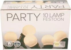 Festoon éclairage De Fête Extérieur Boules De Lampe Opale 5 M