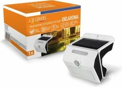 Led Lovers Lampe D'extérieur Solaire à LED | Applique Avec Détecteur De Mouvement | Rotatif | Lampe De Sécurité | Noir | Énergie Solaire | Sans Fil | Étanche | 131 X 97 X 94 Mm -Glass Vases Boutique de vente 1200x856