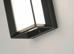 Applique Lumidora 30262 - E27 - 6,5 Watt - 470 Lumen - 2700 Kelvin - Zwart - Plastique - Lampe D' Lumidora - IP54 - Avec Capteur -Glass Vases Boutique de vente 1200x864