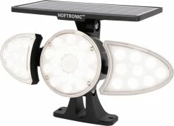 HOFTRONIC Fulco - Applique Solar LED - Détecteur De Mouvement Et Interrupteur Crépusculaire - 6000K Blanc Clair - Lampe D'extérieur Solaire - Wintersolar