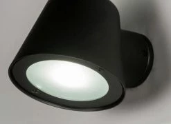 Lumidora Applique 30900 - GU10 - 5.0 Watt - 300 Lumen - 2700 Kelvin - Zwart - Métal - Lampe D' Lumidora - IP44 - Avec Capteur -Glass Vases Boutique de vente 1200x874