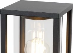 QAZQA Charlois - Lampe D'extérieur Sur Pied Design | Lampadaire D'extérieur - 1 Lumière - H 100 Cm - Zwart - Éclairage Extérieur -Glass Vases Boutique de vente 1200x875