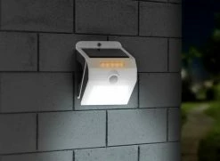 Led Lovers Lampe D'extérieur Solaire à LED | Applique Avec Détecteur De Mouvement | Rotatif | Lampe De Sécurité | Noir | Énergie Solaire | Sans Fil | Étanche | 131 X 97 X 94 Mm -Glass Vases Boutique de vente 1200x880