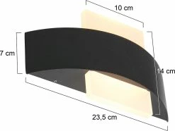 Lampe D'Extérieur Moderne - Steinhauer - Glas - Moderne - LED - L: 23,5cm - Pour Extérieur - Salon - Salle à Manger - Zwart 16 Lampe D'Extérieur Moderne - Steinhauer - Glas - Moderne - LED - L: 23,5cm - Pour Extérieur - Salon - Salle à Manger - Zwart -Glass Vases Boutique de vente 1200x904