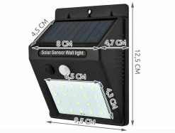 Koopcity Lampe LED Solar Avec Détecteur De Mouvement - énergie Solaire - éclairage De Jardin - Avec 20 Lampes LED -Glass Vases Boutique de vente 1200x908