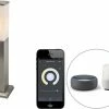 QAZQA Malios - Lampe D'extérieur LED Moderne Et Smart | Lampadaire Pour L'extérieur Avec WiFi - 1 Lumière - H 45 Cm - Acier - Éclairage Extérieur