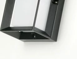 Applique Lumidora 30262 - E27 - 6,5 Watt - 470 Lumen - 2700 Kelvin - Zwart - Plastique - Lampe D' Lumidora - IP54 - Avec Capteur -Glass Vases Boutique de vente 1200x911