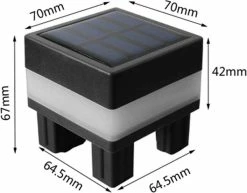 BIZZ Light® Solar LED Eclairage Sur Poteau à énergie Solaire - Emballage Duo - Blanc Chaud - Set De 2 - Capteur Jour Et Nuit - Eclairage De Clôture - Lampe D'extérieur - Lampe Sur Pied -Glass Vases Boutique de vente 1200x936