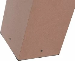 QAZQA Charlois - Lampe D'extérieur Sur Pied Industrielle | Lampadaire D'extérieur - 1 Lumière - H 40 Cm - Brun Rouille - Industriel - Éclairage Extérieur -Glass Vases Boutique de vente 1200x980 1