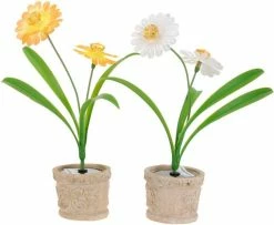 Oneiro's Luxe ProGarden 2 Fleurs Solaires En Pot - H40 Cm - Eclairage Jardin - Cordon Lumineux Pour Extérieur - Noir - Spot à Pointes - énergie Solaire - LED - été - éclairage Jardin - Lampe Solaire -Glass Vases Boutique de vente 1200x984