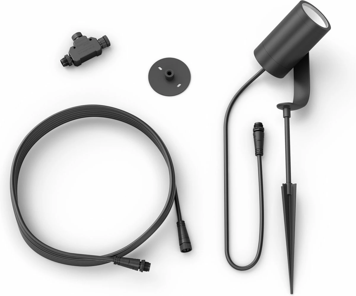 Philips Hue Lily Garden Spot - Ambiance Blanche Et Colorée - 1 Lampe - Kit D'extension - Extérieur 8 Philips Hue Lily Garden Spot - Ambiance Blanche Et Colorée - 1 Lampe - Kit D'extension - Extérieur – Image 8