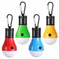 Mickcara Portative Led Tente De Camping Lumière Led Lanterna Lampe De Poche Lampe De Poche Travail Randonnée Pêche Batterie D’urgence Alimenté