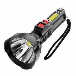 Mickcara Usb Rechargeable Lampe De Poche à Led Portable Puissant Projecteur De Torche étanche Pour L’alpiniste En Plein Air Randonnée Outil De Camping