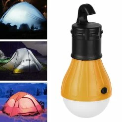 Mickcara Haute Puissance Lumière Douce Portable Suspendu 3 Led Lumière Extérieure De Camping Tente Lanterne Lampe Ampoule De Pêche Ampoule