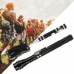 Mickcara Extérieur Portable Survivre Camping Multifonction Outil Led Lampe De Poche Pinces Tournevis Couteau Pinces Extérieur Outil De Combinaison -Glass Vases Boutique de vente 162219644 max