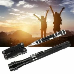Mickcara Extérieur Portable Survivre Camping Multifonction Outil Led Lampe De Poche Pinces Tournevis Couteau Pinces Extérieur Outil De Combinaison -Glass Vases Boutique de vente 162219645 max