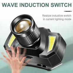 Mickcara Phare à LED Lampe De Poche Usb Rechargeable Lampe Frontale Torche étanche Pour Le Camping Randonnée à L’extérieur -Glass Vases Boutique de vente 162219650 max