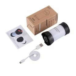 Mickcara Lampe De Camp Led Lumière De Camping Usb Rechargeable Lampe De Poche Dimmable Travail Lumière étanche Projecteur Torche D’urgence