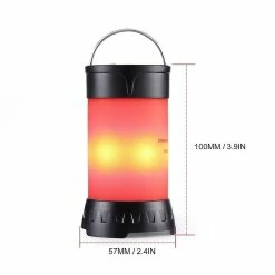 Mickcara Lampe De Camp Led Lumière De Camping Usb Rechargeable Lampe De Poche Dimmable Travail Lumière étanche Projecteur Torche D’urgence -Glass Vases Boutique de vente 162219797 max