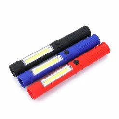 Mickcara Lampe De Poche Auto Réparation Lumière Cob Led Feux De Camping Torche Randonnée Extérieure Super Lumineux Avertissement De Voyage Outil De Réparation Pour Voiture