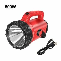 GHCD 500 W Searchligh Light USB Charge Lampe De Poche Spotlight Étanche Lanterne Extérieure| Lanternes Portatives -Glass Vases Boutique de vente 162983340 max
