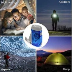 GHCD Lampe De Poche à Manivelle, Pas De Batterie (jaune) 8 GHCD Lampe De Poche à Manivelle, Pas De Batterie (jaune) -Glass Vases Boutique de vente 169690469 max