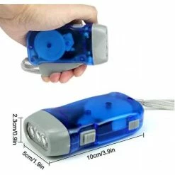 GHCD Lampe De Poche à Manivelle, Pas De Batterie (jaune) 9 GHCD Lampe De Poche à Manivelle, Pas De Batterie (jaune) -Glass Vases Boutique de vente 169690565 max