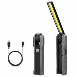 GHCD Portable LED COB Work Light USB Rechargeable Magnetic Torch Lampe à Main Lampe De Travail ( Paquet A)