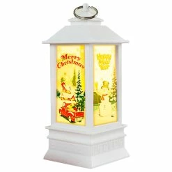 Yskaze Lanterne De Noël Lampe Chandelier Lumière De Nuit Vieil Homme Bonhomme De Neige Décoration Lumière De Nuit Ornements De Bureau Ornements De Noël