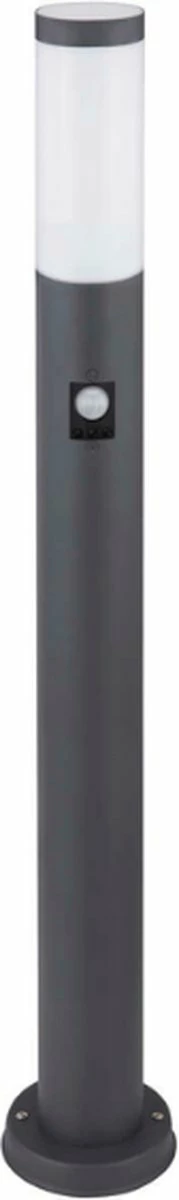 Globo Lampe D'extérieur Avec Détecteur De Mouvement Anthracite | ACIER INOXYDABLE | 12,7 X 12,7 X 80 Cm | Lampe D'extérieur Avec Capteur